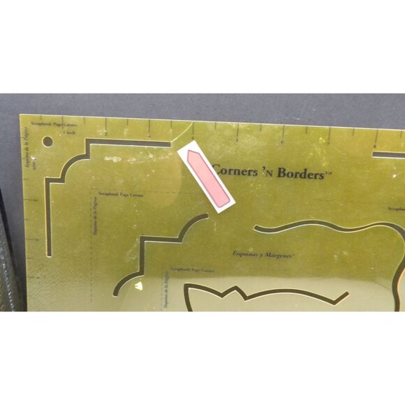 Shapes, Borders and More Stencils Set of 4 Creative Memories, C-Thru Templates - Picture 3 of 6